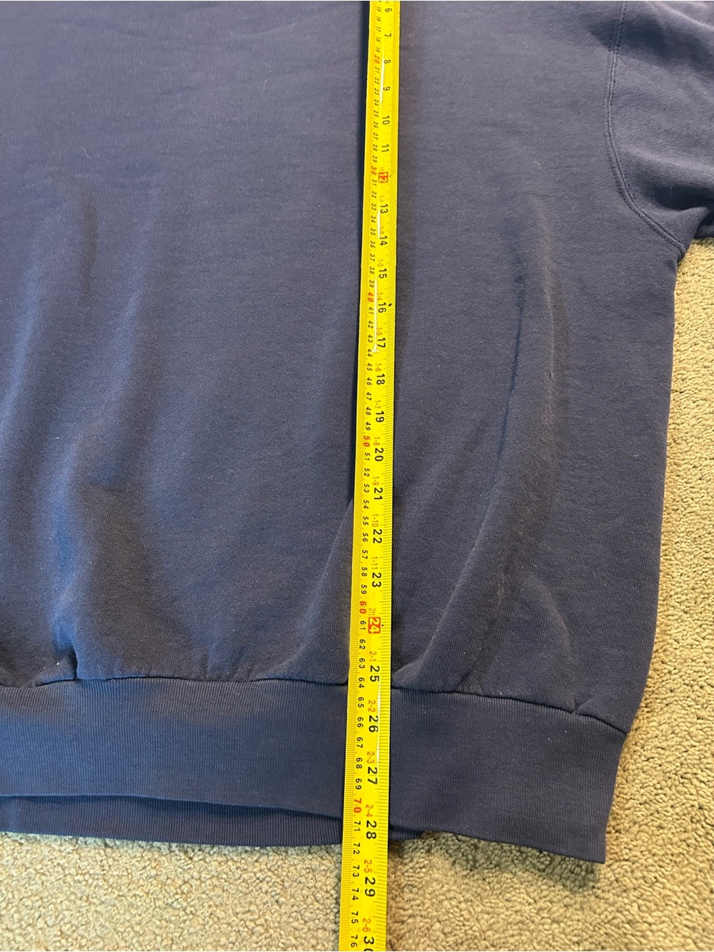 Vintage 90s London Husky Animal Nature Crewneck Sweatshirt Size XL Y2K Blue - Picture 5 of 5